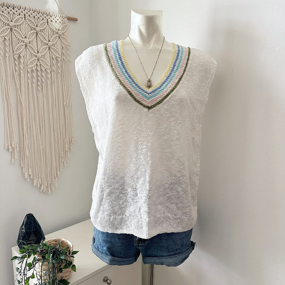 Talbots Knit Sweater Vest (L)